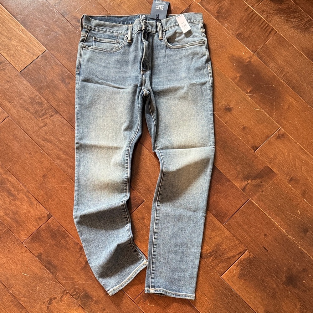 GAP Slim Men's Jeans in Light Blue Denim